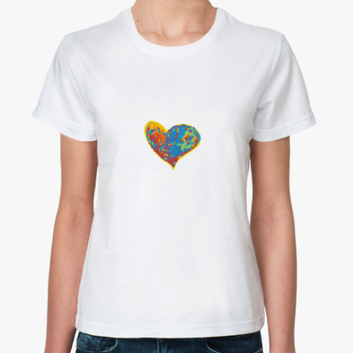 Классическая футболка Сердце