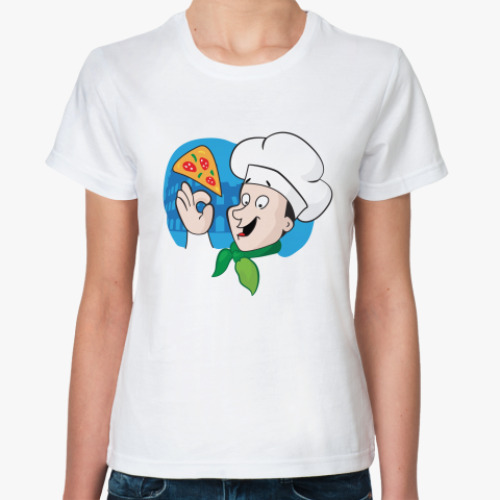 Классическая футболка  Веселая пиццерия