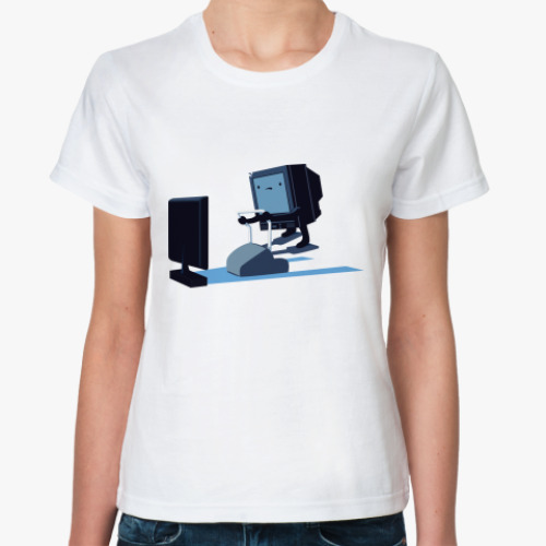 Классическая футболка  футболка MonitorZ