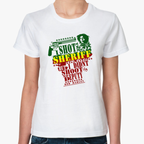 Классическая футболка Bob Marley