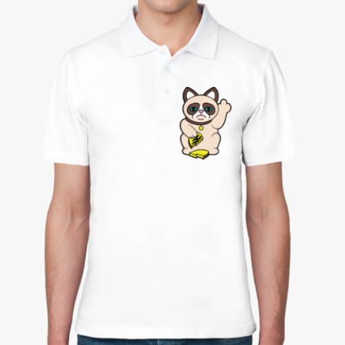 Рубашка поло Tard Grumpy Cat Maneki Neko