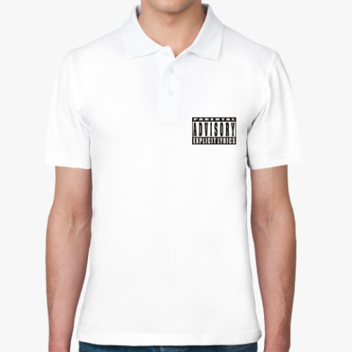 Рубашка поло Parental advisory explicit lyrics