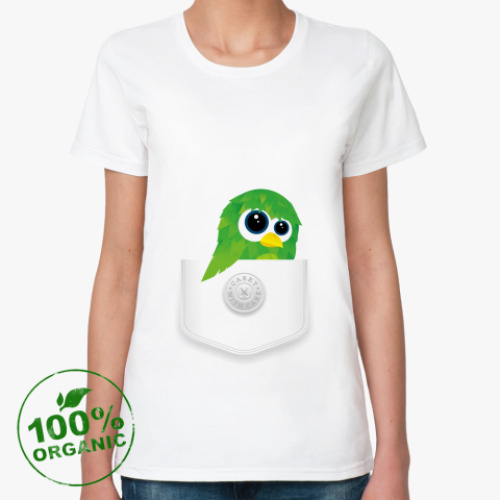Женская футболка из органик-хлопка Carry