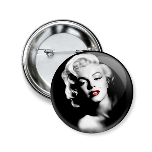 Значок 50мм Marilyn Monroe