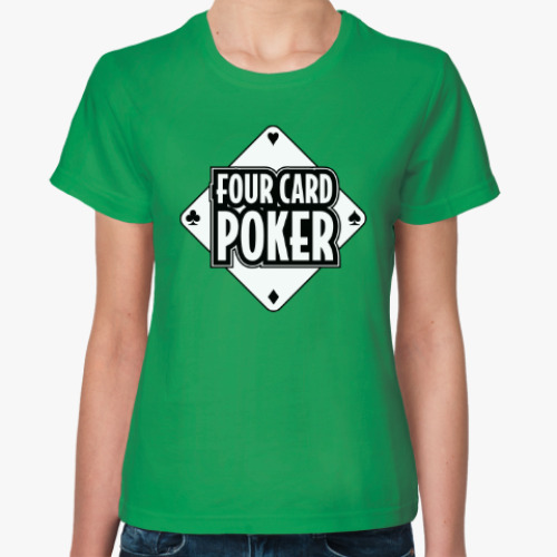 Женская футболка Four Card Poker