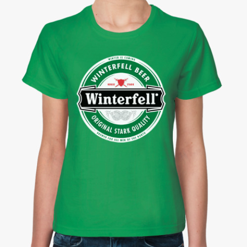 Женская футболка Winterfell