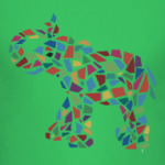 Слон - мозаика