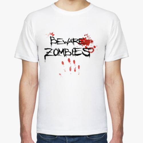 Футболка BEWARE ZOMBIЕ