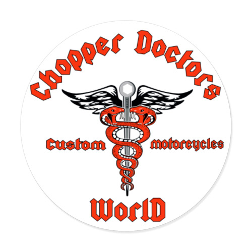 Виниловые наклейки Chopper Doctors World