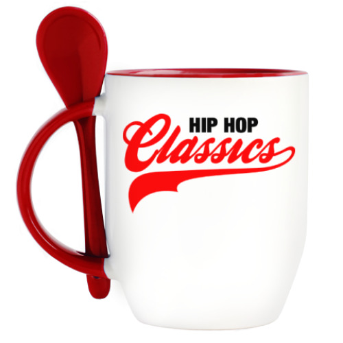 Кружка с ложкой Hip Hop Classics