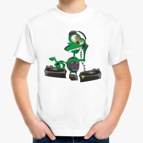 Детская футболка DJ Turtle