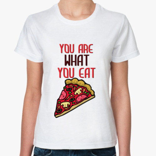 Классическая футболка pizza