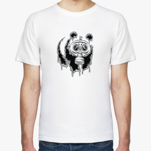 Футболка Gas mask panda