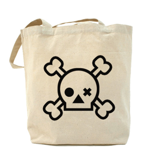 Сумка шоппер Skull Холщовая сумка