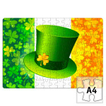 Зеленая шляпа+ирландский флаг
