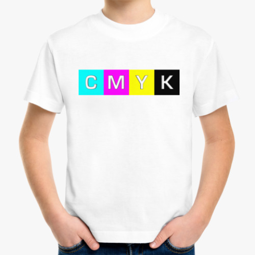 Детская футболка  'CMYK'
