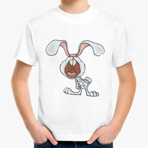 Детская футболка Белый Кролик, детская футболка