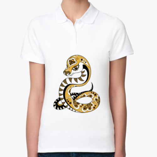 Женская рубашка поло Змея