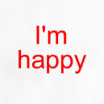 'I'm happy'