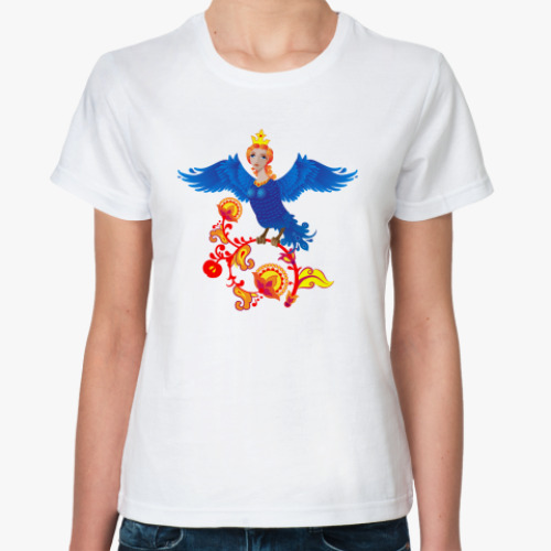 Классическая футболка птица Феникс