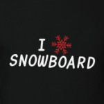 I snow snowboard