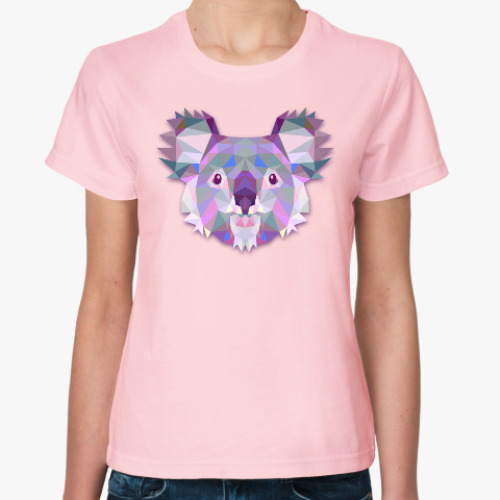 Женская футболка Призма коала