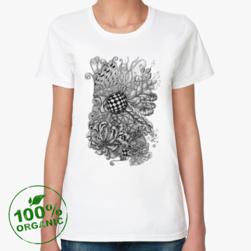 Женская футболка из органик-хлопка Иллюзии
