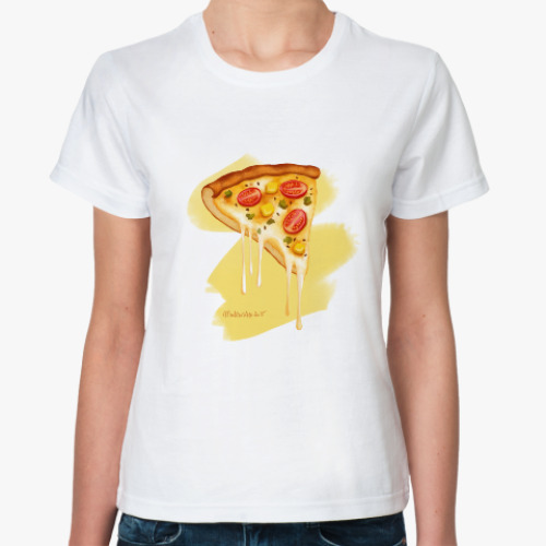 Классическая футболка 'Pizza'