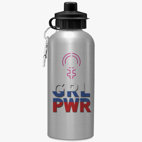 Бутылка с карабином (500 мл) Girl Power