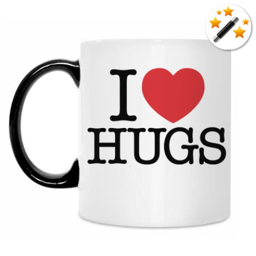 Кружка-хамелеон I love hugs