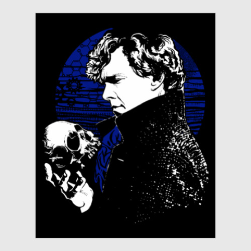 Постер Шерлок и Череп