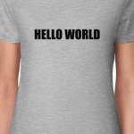 Hello world традиционные первые слова программиста