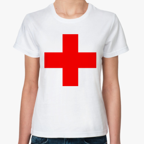 Классическая футболка  Красный крест