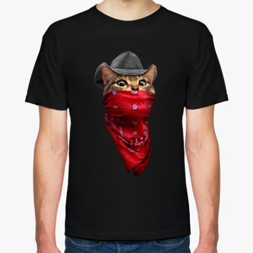 Футболка Кот Ковбой