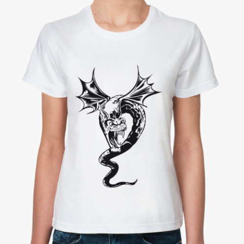 Классическая футболка  Winged Dragon