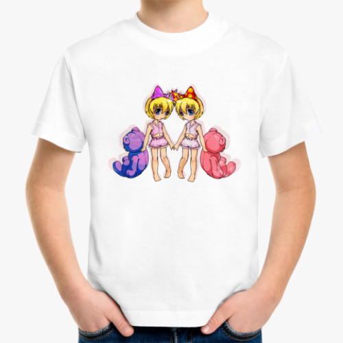 Детская футболка Чибик с  мишкой
