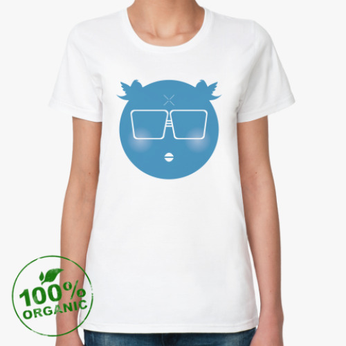 Женская футболка из органик-хлопка Сижу в Твиттере
