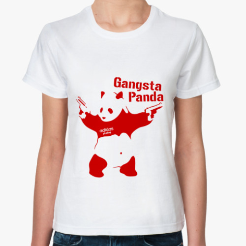 Классическая футболка Gangsta Panda