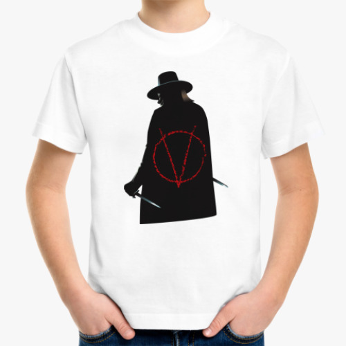Детская футболка V for Vendetta
