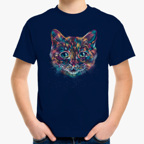 Детская футболка Абстрактный Кот