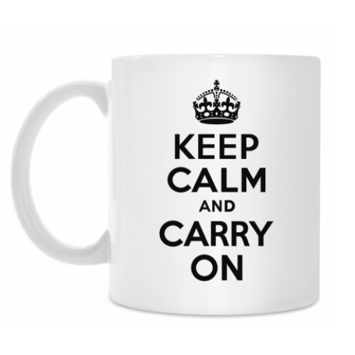 Кружка Keep calm and carry on