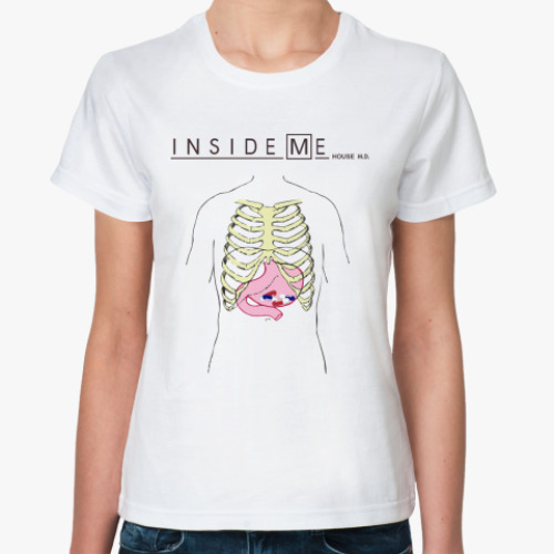 Классическая футболка  Inside me