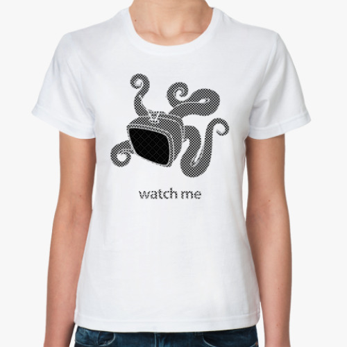 Классическая футболка «Watch me»