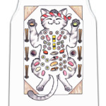 Суши кот  (белый)
