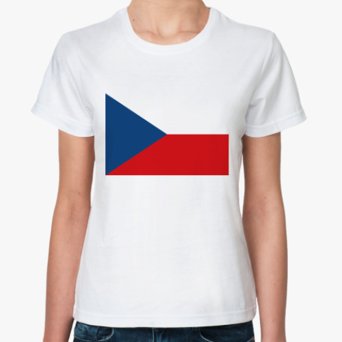 Классическая футболка Флаг Чехия