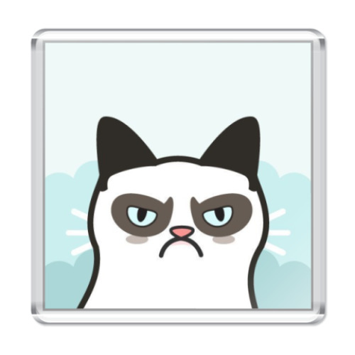 Магнит Grumpy Cat