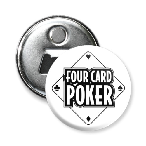Магнит-открывашка Four Card Poker