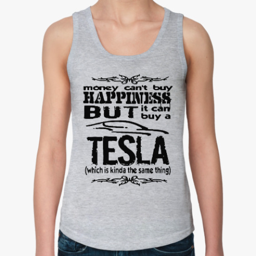 Женская майка Tesla