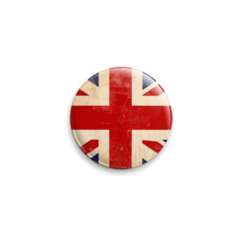 Значок 25мм  british flag
