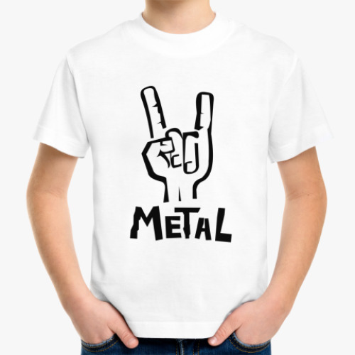 Детская футболка Metall